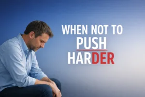 When Not to Push Through