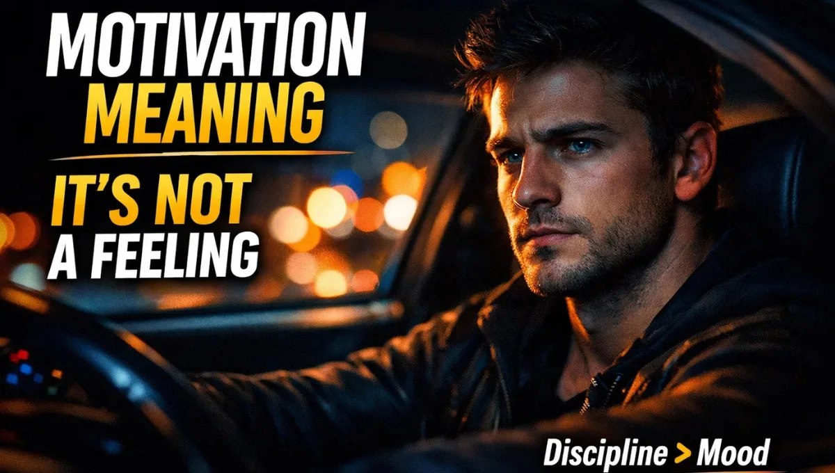 Motivation Meaning With Example: The Night I Learned Motivation Is Not a Feeling