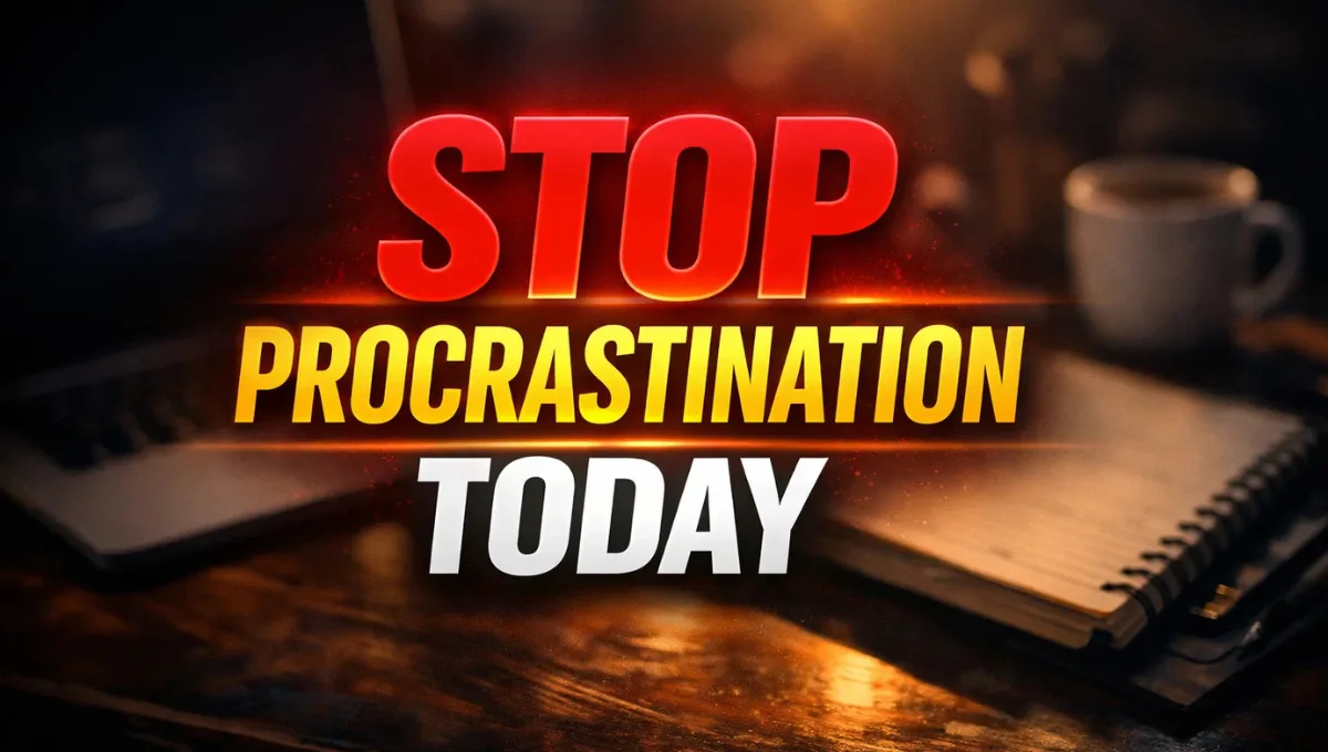 How to Stop Procrastination Mindset